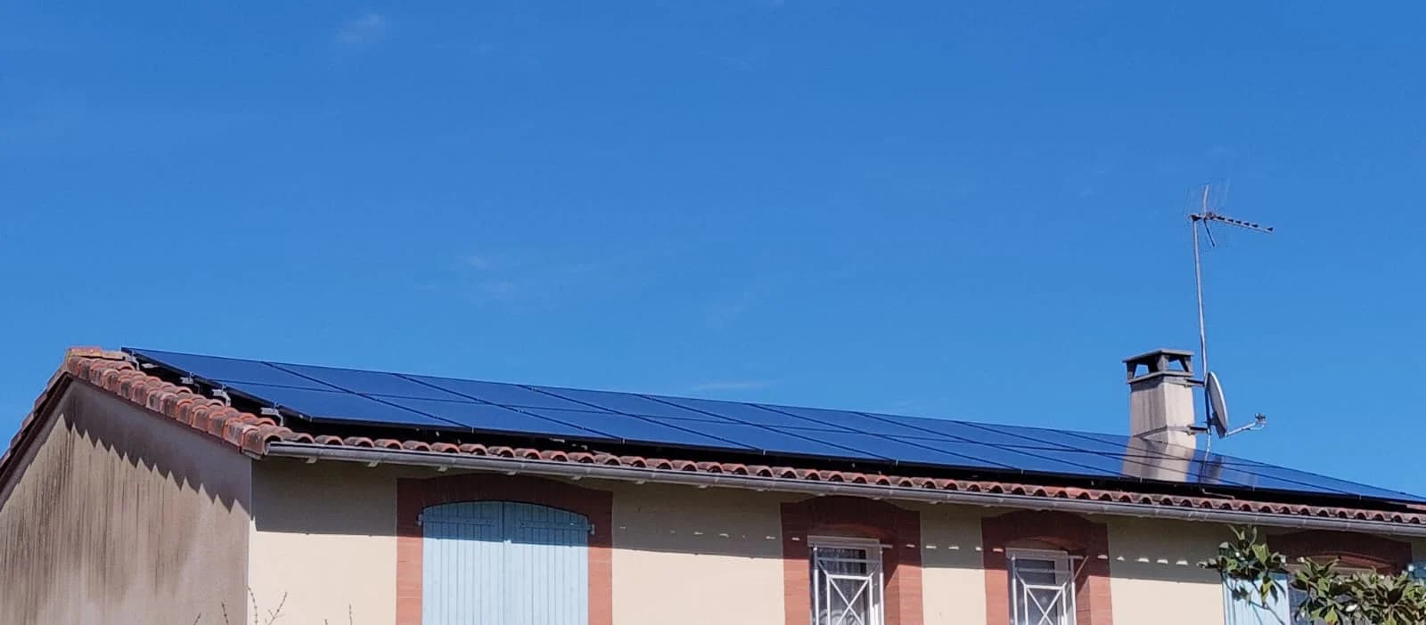 Chantier solaire à ROUFFIAC TOLOSAN