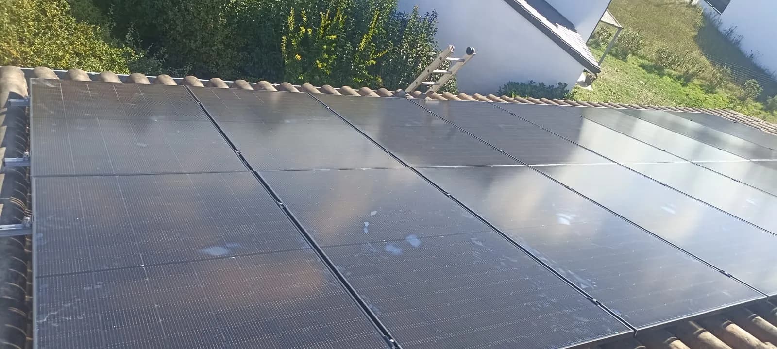 Installation photovoltaïque à Lespinasse, chantier Eliance