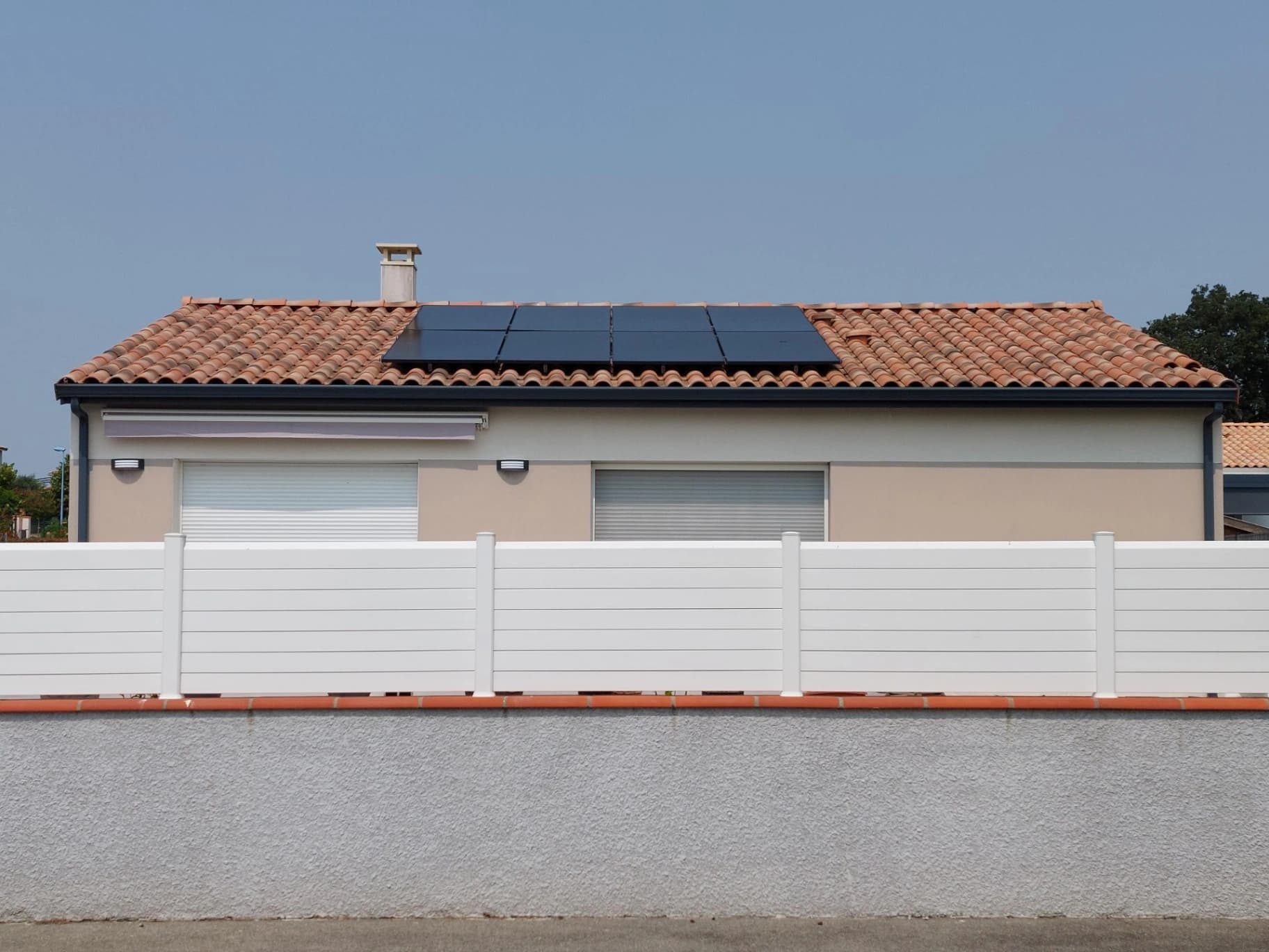 Installation photovoltaïque à Montlaur, chantier Eliance