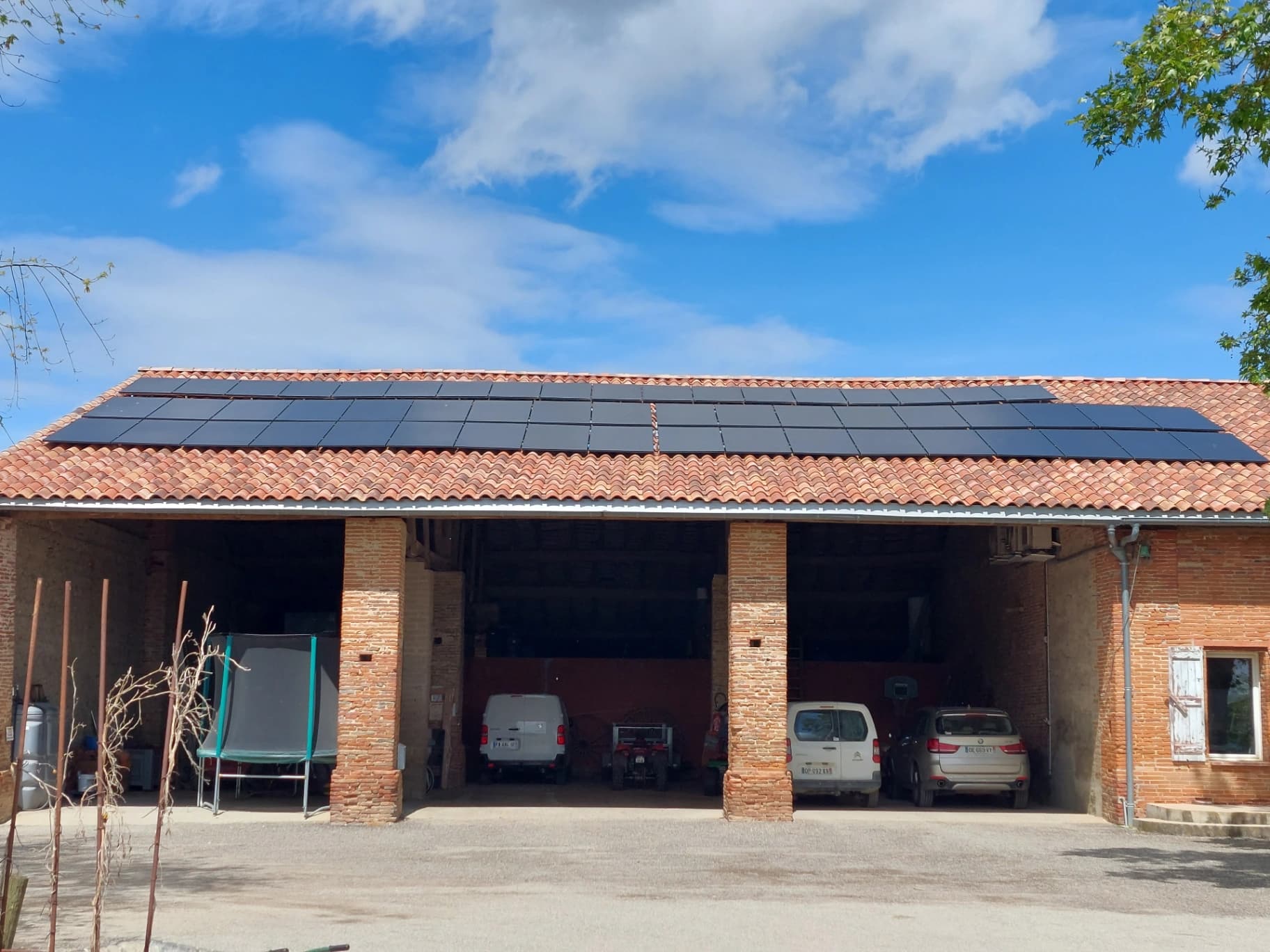 Installation photovoltaïque à Montech