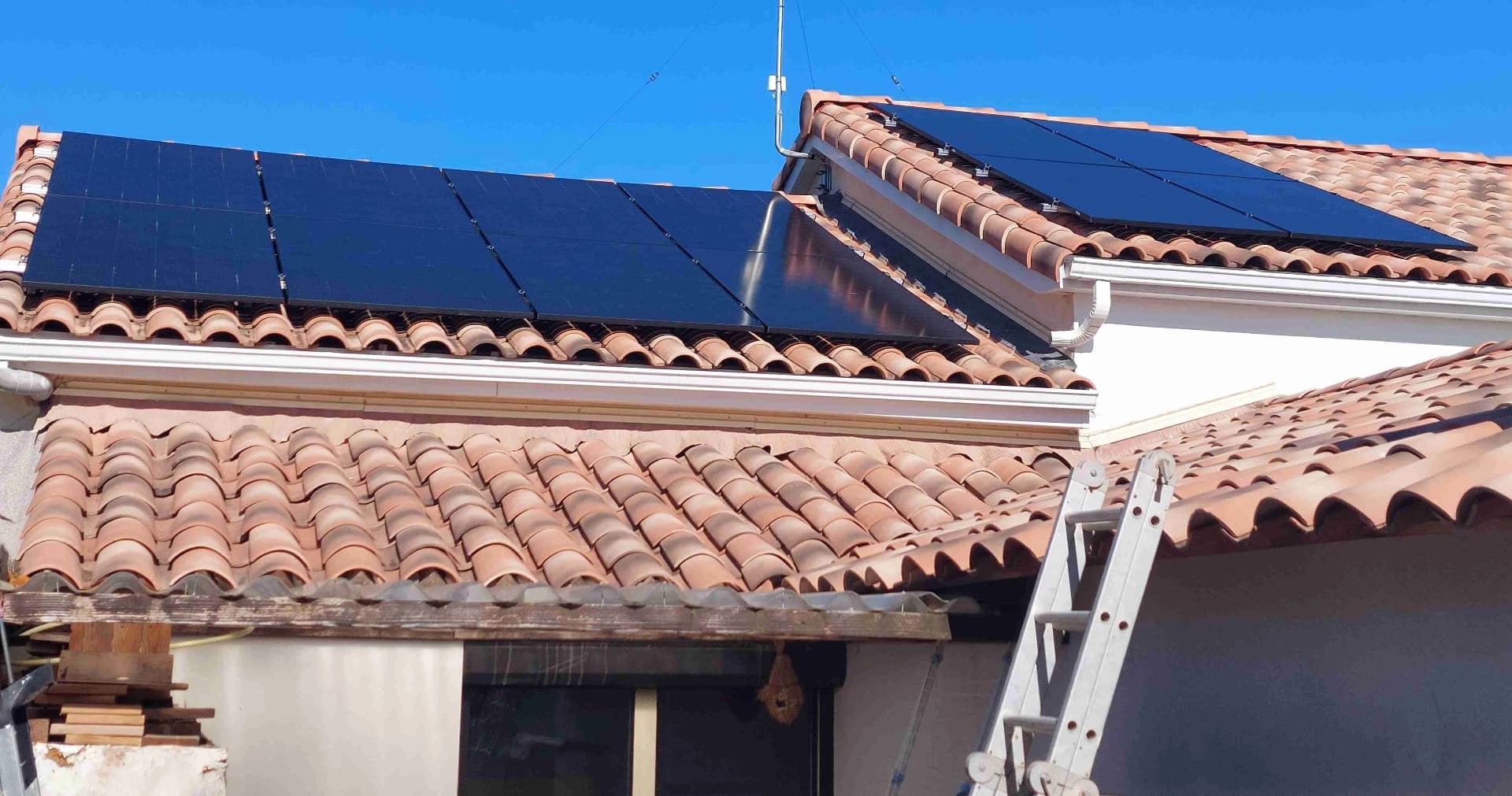 Installation photovoltaïque à Frontignan, chantier Eliance