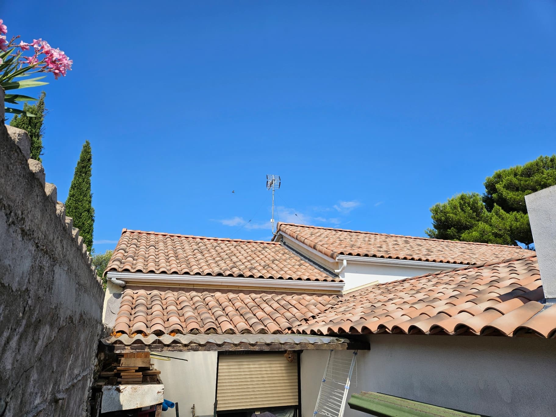 Chantier solaire à Frontignan