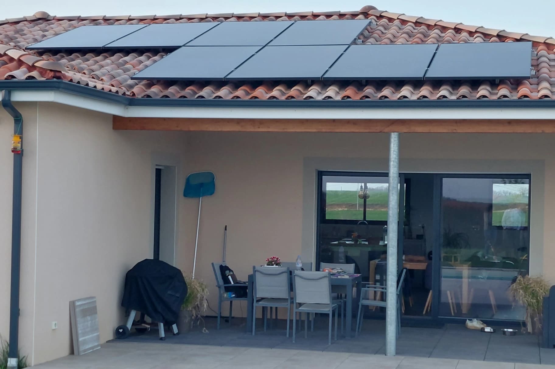 Installation photovoltaïque à Haulies