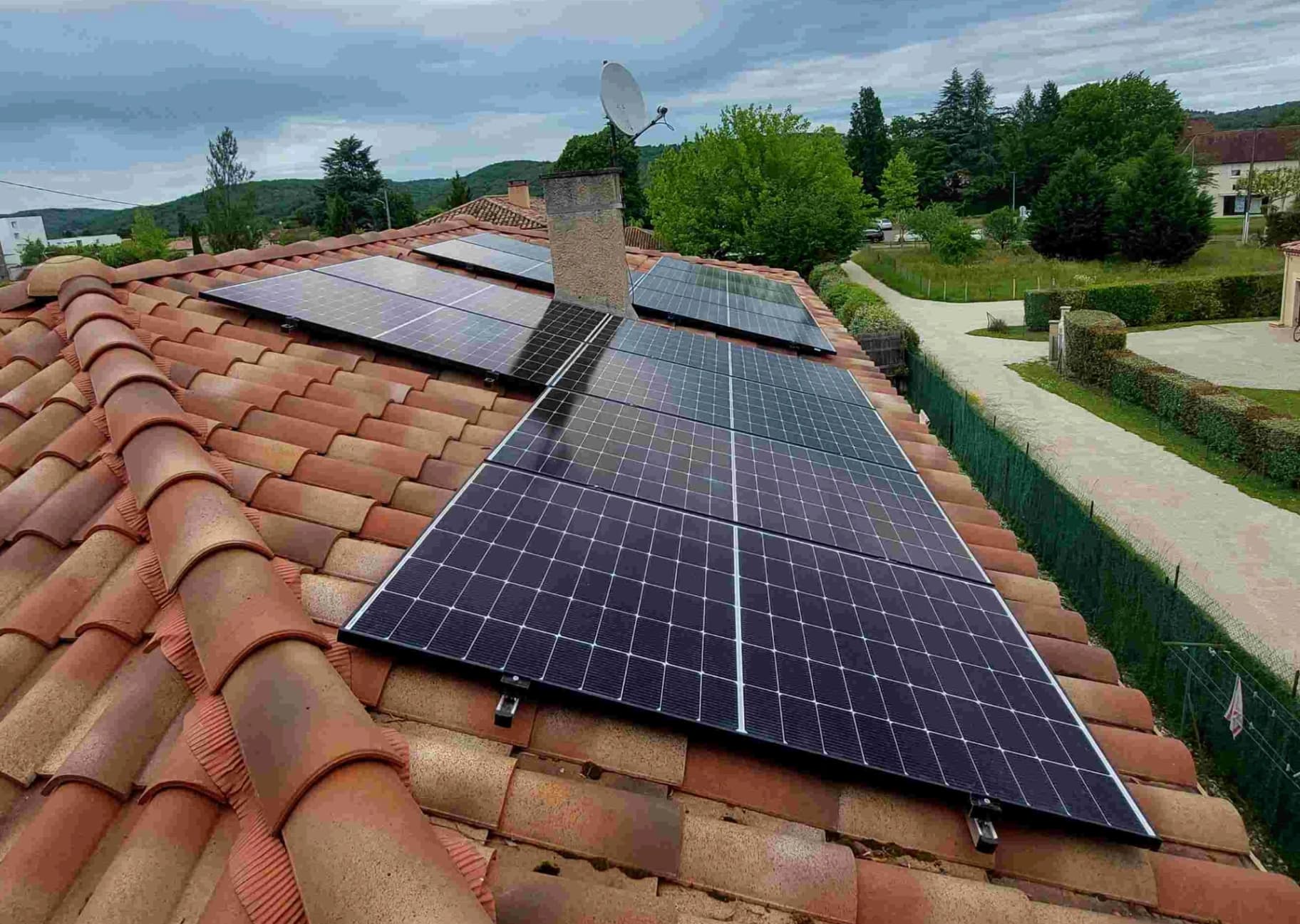 Installation photovoltaïque à Pradines