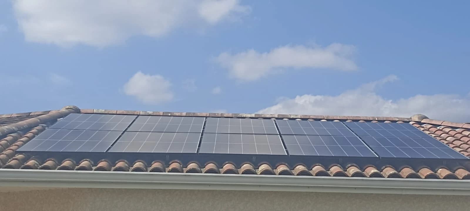 Installation photovoltaïque à Fontenilles, chantier Eliance