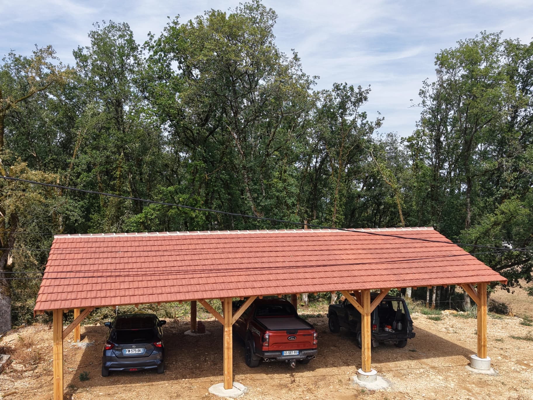 Installation photovoltaïque à Cazals, chantier Eliance